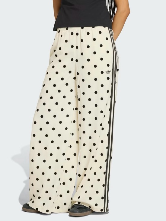 adidas Originals Pants - Adidas Originals Polka Dot Wide Leg Track Pants NWT Size L
